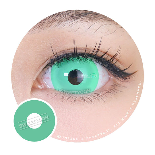Sweety Mini Sclera UV Glow Green (1 lens/pack)
