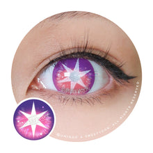 Load image into Gallery viewer, Sweety Pop Star Violet-Colored Contacts-UNIQSO
