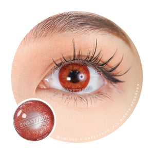 Sweety Sugar Red (1 lens/pack)-Colored Contacts-UNIQSO