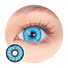 Load image into Gallery viewer, Sweety Crazy Mini Sclera Elf Blue (1 lens/pack)-Mini Sclera Contacts-UNIQSO
