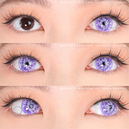 Sweety Crazy White Walker Violet (1 lens/pack)-Crazy Contacts-UNIQSO