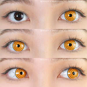 Sweety Crazy Yellow Rings (Chainsaw Man - Makima) (1 lens/pack)-Crazy Contacts-UNIQSO
