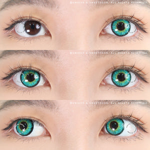 Sweety Snow Green (1 lens/pack)-Colored Contacts-UNIQSO