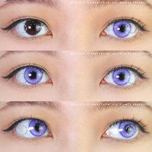 Sweety Magic Pop Blue Violet (1 lens/pack)-Colored Contacts-UNIQSO