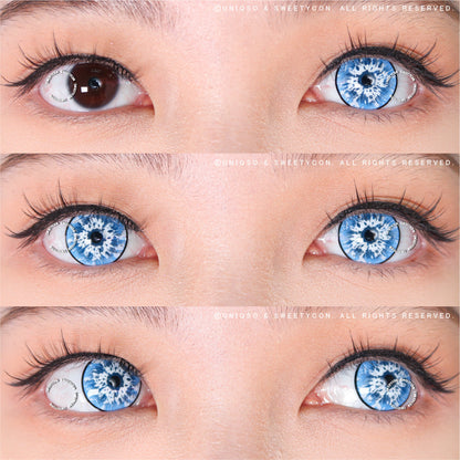 Sweety Crazy White Walker Rim (1 lens/pack)-Crazy Contacts-UNIQSO