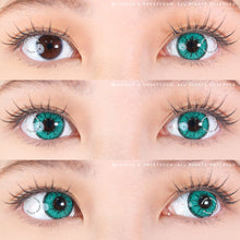 Load image into Gallery viewer, Sweety Crazy Zombie Green (1 lens/pack)-Crazy Contacts-UNIQSO
