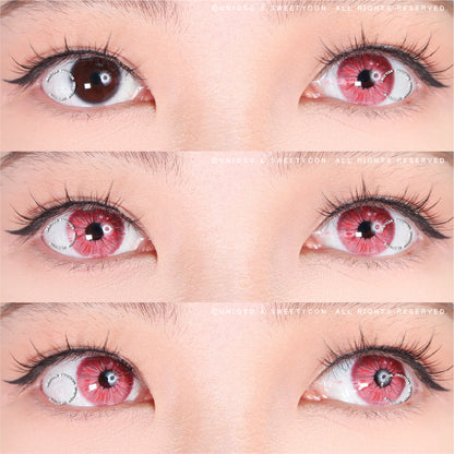 Sweety Crazy Lollipop Pink (1 lens/pack)-Colored Contacts-UNIQSO