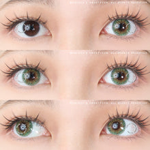 Load image into Gallery viewer, Sweety 3 Tones Green (1 lens/pack)-Colored Contacts-UNIQSO
