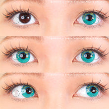 Load image into Gallery viewer, Sweety Anime Turquoise (1 lens/pack)-Colored Contacts-UNIQSO
