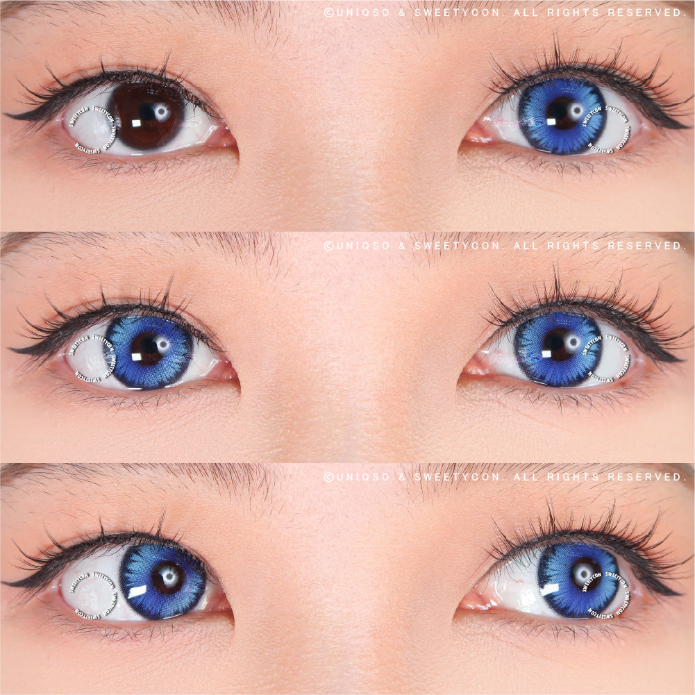 Sweety Mystic Wing Blue (1 lens/pack)-Colored Contacts-UNIQSO