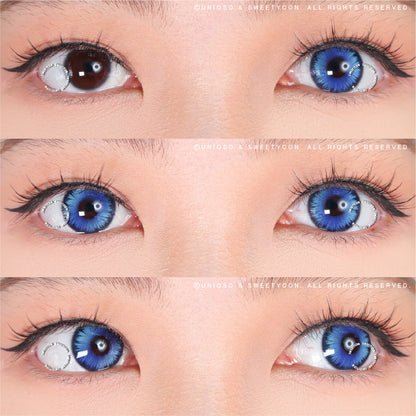 Sweety Mystic Wing Blue (1 lens/pack)-Colored Contacts-UNIQSO