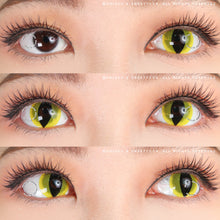 Load image into Gallery viewer, Sweety Crazy UV Yellow Cat (1 lens/pack)-Crazy Contacts-UNIQSO
