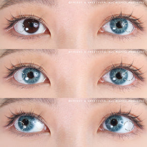 Sweety Love.S Blue (1 lens/pack)-Colored Contacts-UNIQSO
