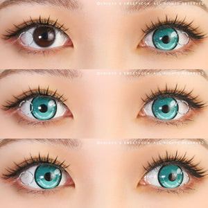 Sweety Anime 2 Teal Green-Colored Contacts-UNIQSO