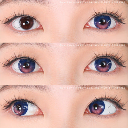 Sweety Frostfire Violet Pink (1 lens/pack)-Colored Contacts-UNIQSO