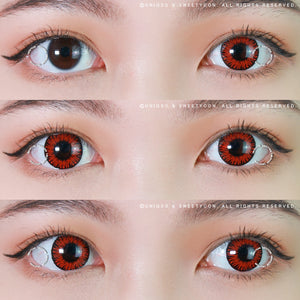 Sweety Crazy New Werewolf Red (1 lens/pack)-Crazy Contacts-UNIQSO