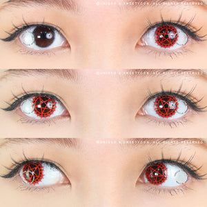 Sweety White Red Ciel Phantomhive (1 lens/pack)-Colored Contacts-UNIQSO