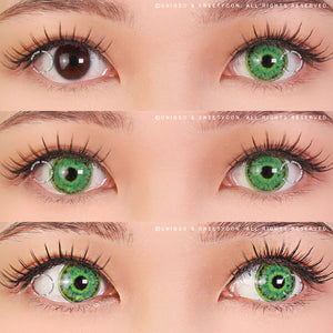Sweety Crazy Scarlet Witch Green (1 lens/pack)-Crazy Contacts-UNIQSO