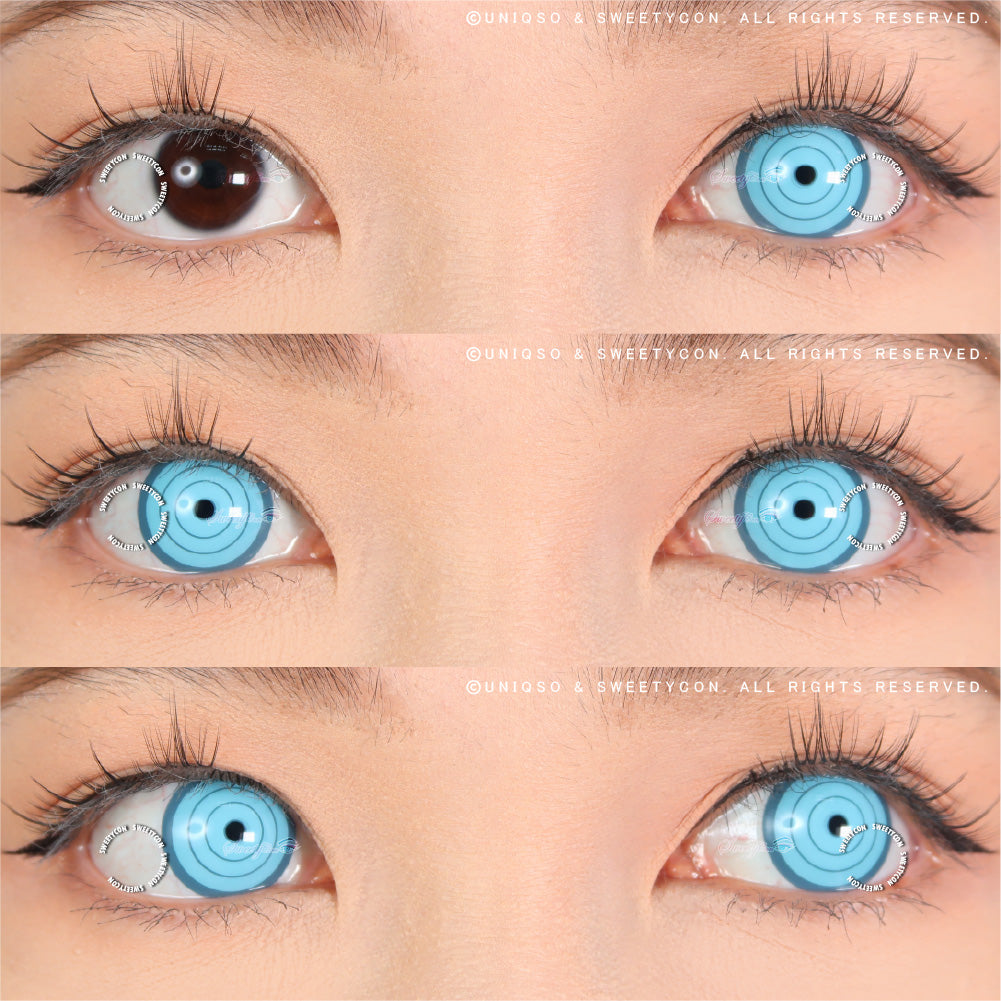 Sweety Crazy Rings Blue (1 lens/pack)-Crazy Contacts-UNIQSO