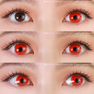 Sweety Crazy UV Glow Red-UV Contacts-UNIQSO