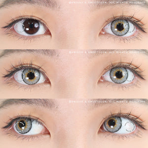 Sweety Snow Grey (1 lens/pack)-Colored Contacts-UNIQSO