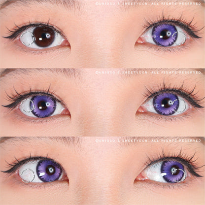 Sweety Mystic Wing Violet (1 lens/pack)-Colored Contacts-UNIQSO