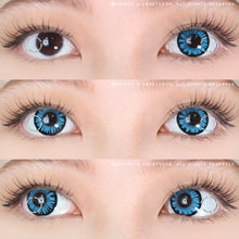 Load image into Gallery viewer, Sweety Firefly Blue (1 lens/pack)-Colored Contacts-UNIQSO
