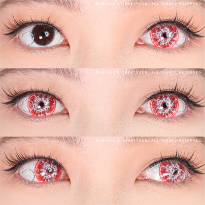 Sweety Crazy White Walker Red (1 lens/pack)-Crazy Contacts-UNIQSO