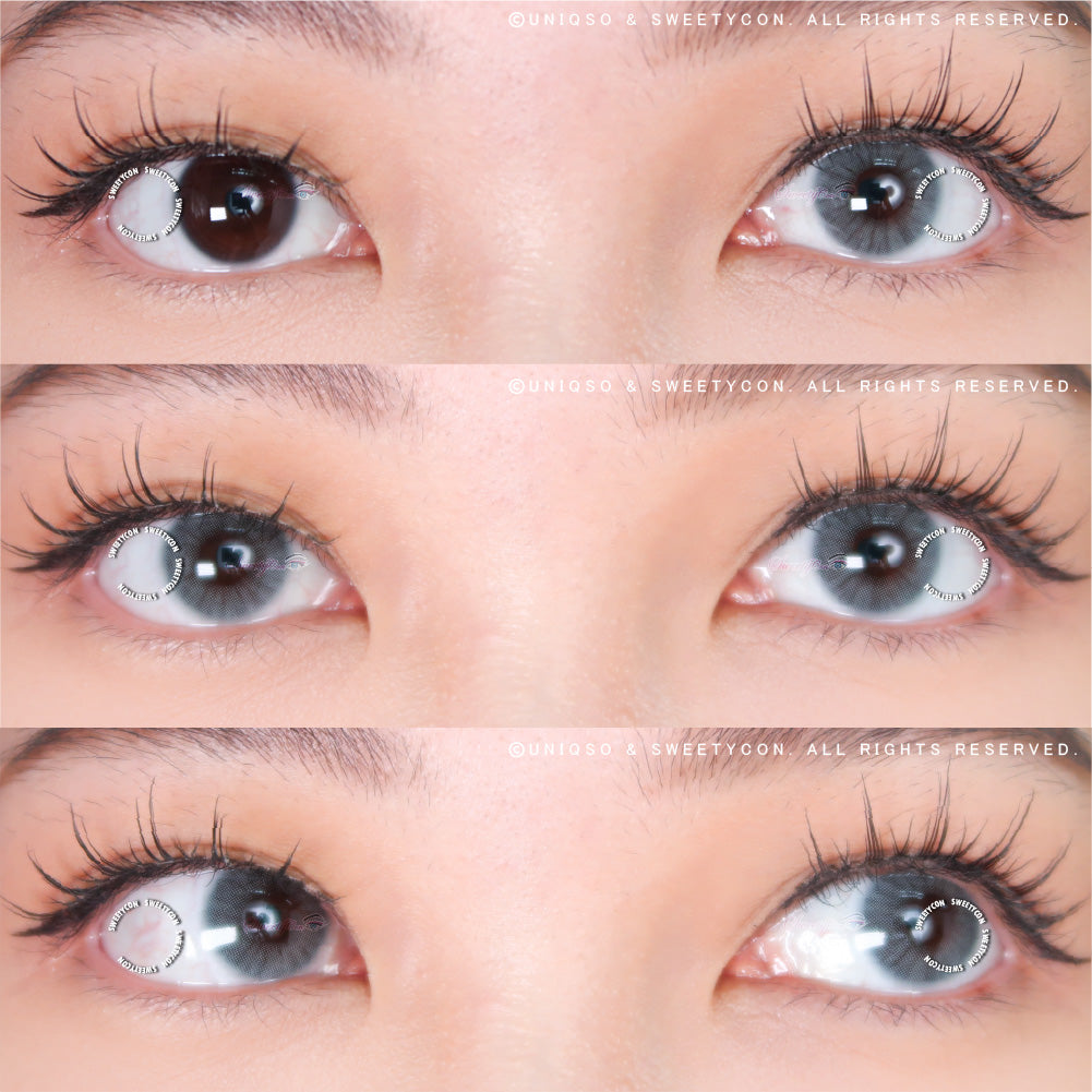 Sweety Hidrocor Graphite (1 lens/pack)-Colored Contacts-UNIQSO