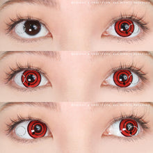 Load image into Gallery viewer, Sweety First Stage Sharingan (1 lens/pack)-Colored Contacts-UNIQSO
