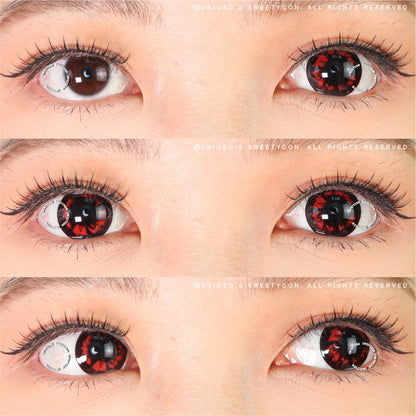 Sweety Crazy Red Demon (1 lens/pack)-Crazy Contacts-UNIQSO