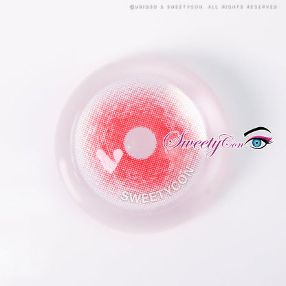 Sweety Crazy Chaos Eye Red (1 lens/pack)-Crazy Contacts-UNIQSO