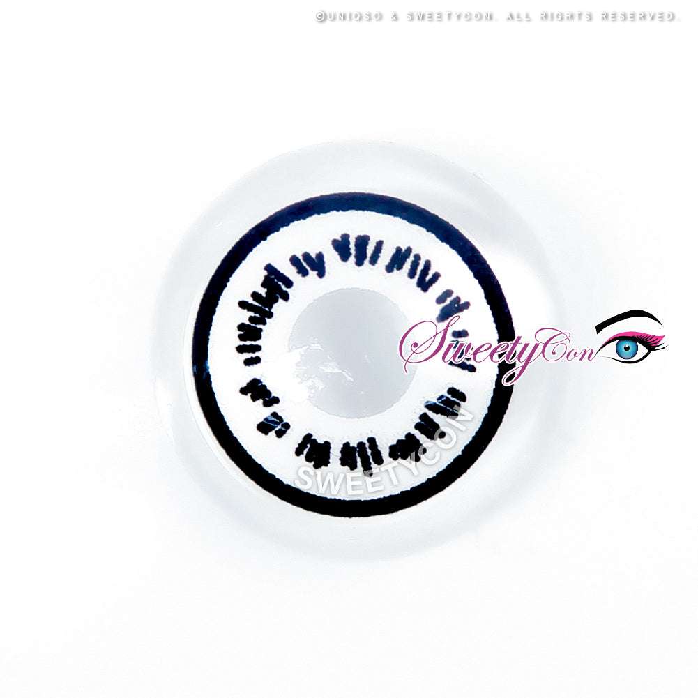 Sweety White Aura II (No Vision Block) (1 lens/pack)-Colored Contacts-UNIQSO