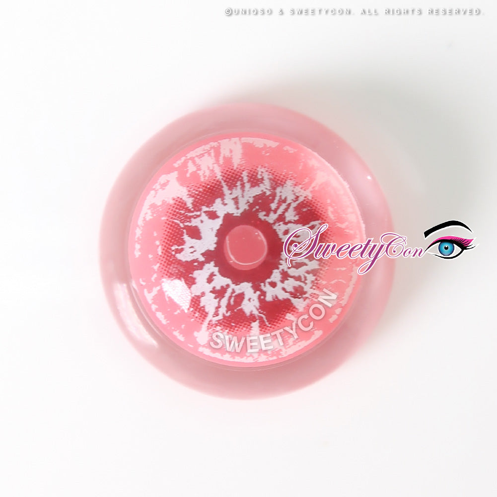 Sweety Crazy White Walker Pink (1 lens/pack)-Crazy Contacts-UNIQSO