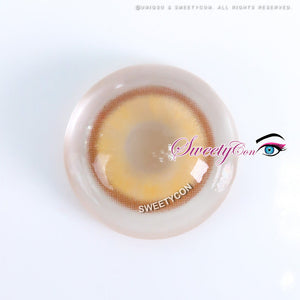 1 Day Sweety Star Tears Golden Brown (2 or 10 lenses/pack)-Colored Contacts-UNIQSO