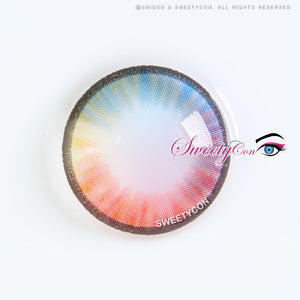 Sweety Aura Rainbow (1 lens/pack)-Colored Contacts-UNIQSO