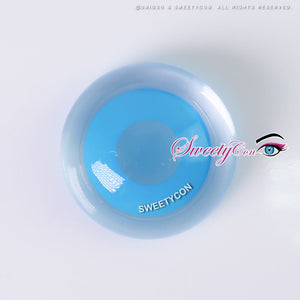 Sweety Crazy Solid Blue (1 lens/pack)-Crazy Contacts-UNIQSO