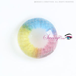 Sweety Multil Rainbow-Colored Contacts-UNIQSO