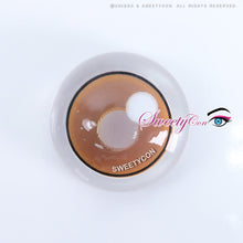 Load image into Gallery viewer, Sweety Anime Cloud Rim Brown (1 lens/pack)-Colored Contacts-UNIQSO
