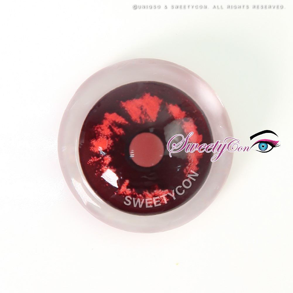 Sweety Crazy Red Demon (1 lens/pack)-Crazy Contacts-UNIQSO