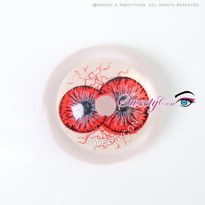 Sweety Crazy Twin Hex Red (1 lens/pack)-Crazy Contacts-UNIQSO