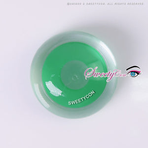 Sweety Crazy Solid Green (1 lens/pack)-Crazy Contacts-UNIQSO