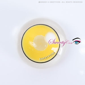 Sweety Anime Cloud Rim Yellow (1 lens/pack)-Colored Contacts-UNIQSO