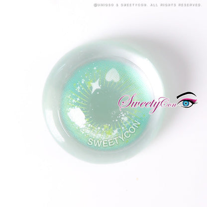 Sweety Crazy Candy Pop Green (1 lens/pack)-Colored Contacts-UNIQSO