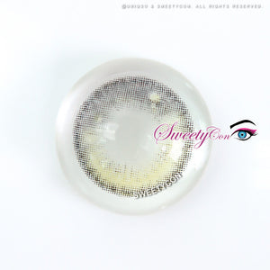 Sweety Anime Tear Light Yellow (1 lens/pack)-Colored Contacts-UNIQSO