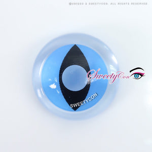 Sweety Crazy Aqua Cat (1 lens/pack)-Crazy Contacts-UNIQSO