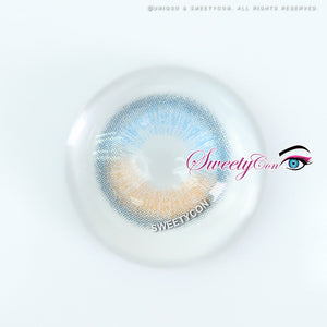 Sweety Honey Blue (1 lens/pack)-Colored Contacts-UNIQSO