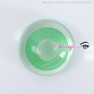 Sweety Crazy Solid Dark Green (1 lens/pack)-Crazy Contacts-UNIQSO