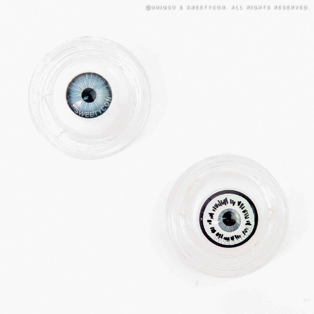 Sweety White Aura II (No Vision Block) (1 lens/pack)-Colored Contacts-UNIQSO