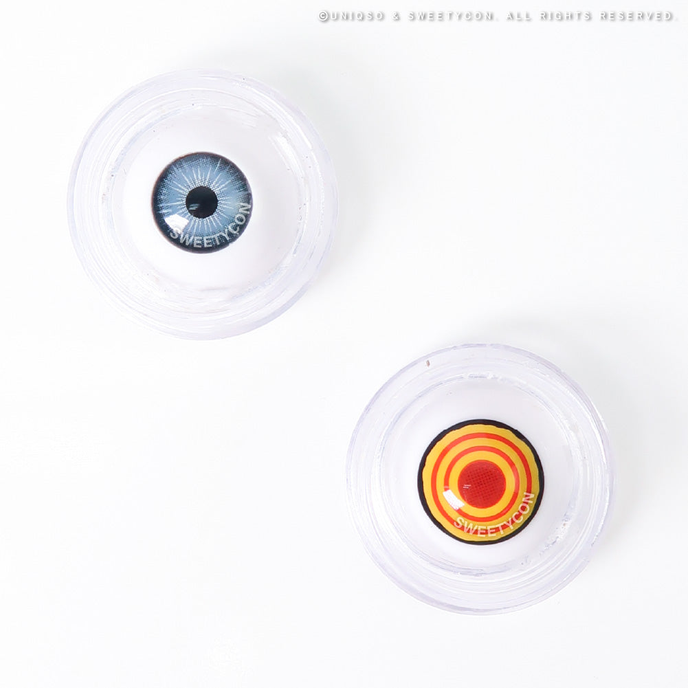 Sweety Crazy Yellow Rings V2 (Chainsaw Man - Makima) (1 lens/pack)-Crazy Contacts-UNIQSO